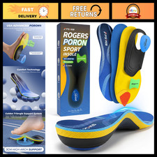 Heavy Duty Orthotic Insoles for Pain Relief - Support for Flat Feet, 230+ lbs, M