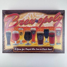 BREW-OPOLY ADULT Board Game Beer Monopoly Style Made in USA NEW Sealed