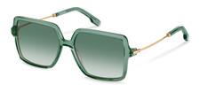 Rodenstock R3345 D123 green, gold 58/16/150 Women's Sunglasses