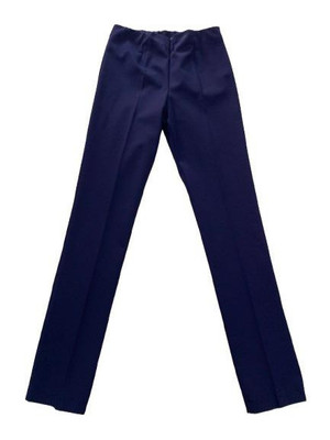 Mariarosaria B Line Comfortable High Waist Pants With Elastic Strap And Zip 