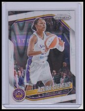 2025 Panini Prizm WNBA #64 Azura Stevens White Seismic Prizms