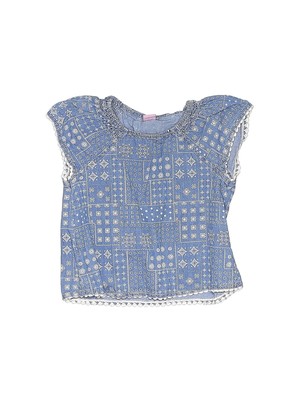 Dopodopo Girls Blue Sleeveless Blouse 4