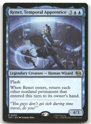 Renet, Temporal Apprentice #50 (NM) Teenage Mutant Ninja Turtles TMT Magic MTG