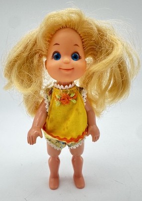 Mattel 1977 Sunshine Family Big Sister Doll Original Outfit Vintage 5''