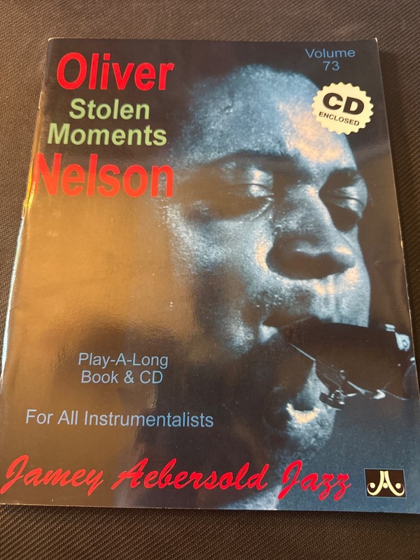 Jamey Aebersold Vol. 73 Oliver Nelson Stolen Moments Play-A-Long Music Book & CD