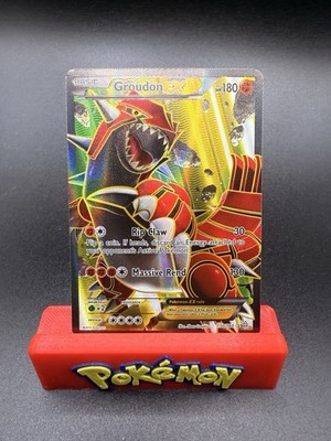 Pokemon XY Primal Clash Groudon EX 150/160 Full Art NM/LP
