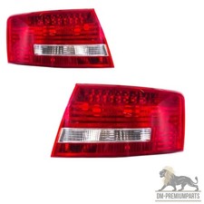 Audi A6 4F2 C6 2004-2008 für Limo Rückleuchten Heckleuchten SET Rot Weiß in LED