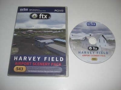 ORBX FTX HARVEY FIELD PC DVD Add-On Microsoft Flugsimulator Sim X FSX