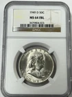 MINT STATE FULL BELL LINES 1949 D FRANKLIN HALF DOLLAR * NGC MS 64 FBL