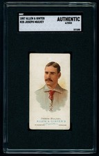 1887 N28 Allen & Ginter - Joseph Mulvey - Philadelphia - SGC Graded