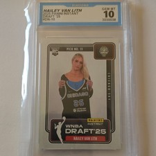 2025 Panini Instant Hailey Van Lith WNBA Draft #DN-10 Chicago Sky GEM MT 10 RC