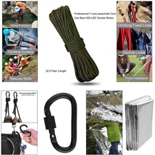 Emergency Survival Kit Gear Tactical First Aid SOS Outdoor Camping Adventure