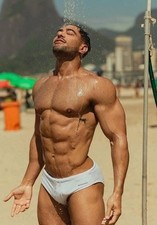 Man Photo Men Interest Beefcake Male Photo Muscle Man Photo 5 x7  Cris 54 -  176