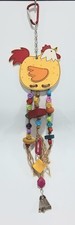 3 Bird Toys for Parakeets and Parrots, handmade, 14" long, new