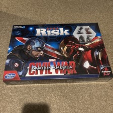 Risk Marvel Captain America Avengers Civil War Board Game 2015 Hasbro Sealed