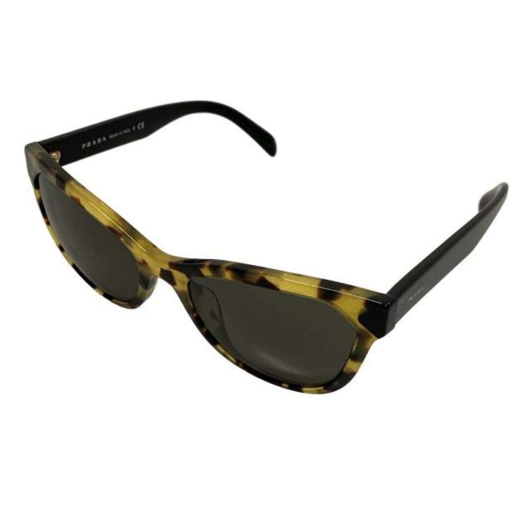 PRADA SPR21S-F Sunglasses in Yellow Black and Dark Brown