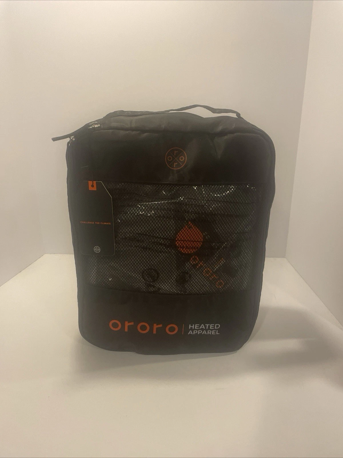 ORORO Mens Fleece Heated Jacket & Battery Pack - Flecking Gray