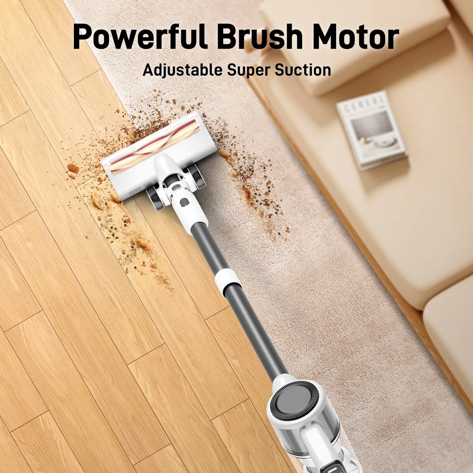 BSNAW Cordless 45Kpa Stick Vacuum Cleaner Lightweight High-speed Brushless Motor - Image 4 of 4