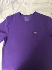 Men's Figs Scrubs Set Purple Size Large