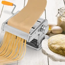 Fresh Pasta Maker Roller Machine Stainless Steel for Spaghetti Noodle Fettuccine