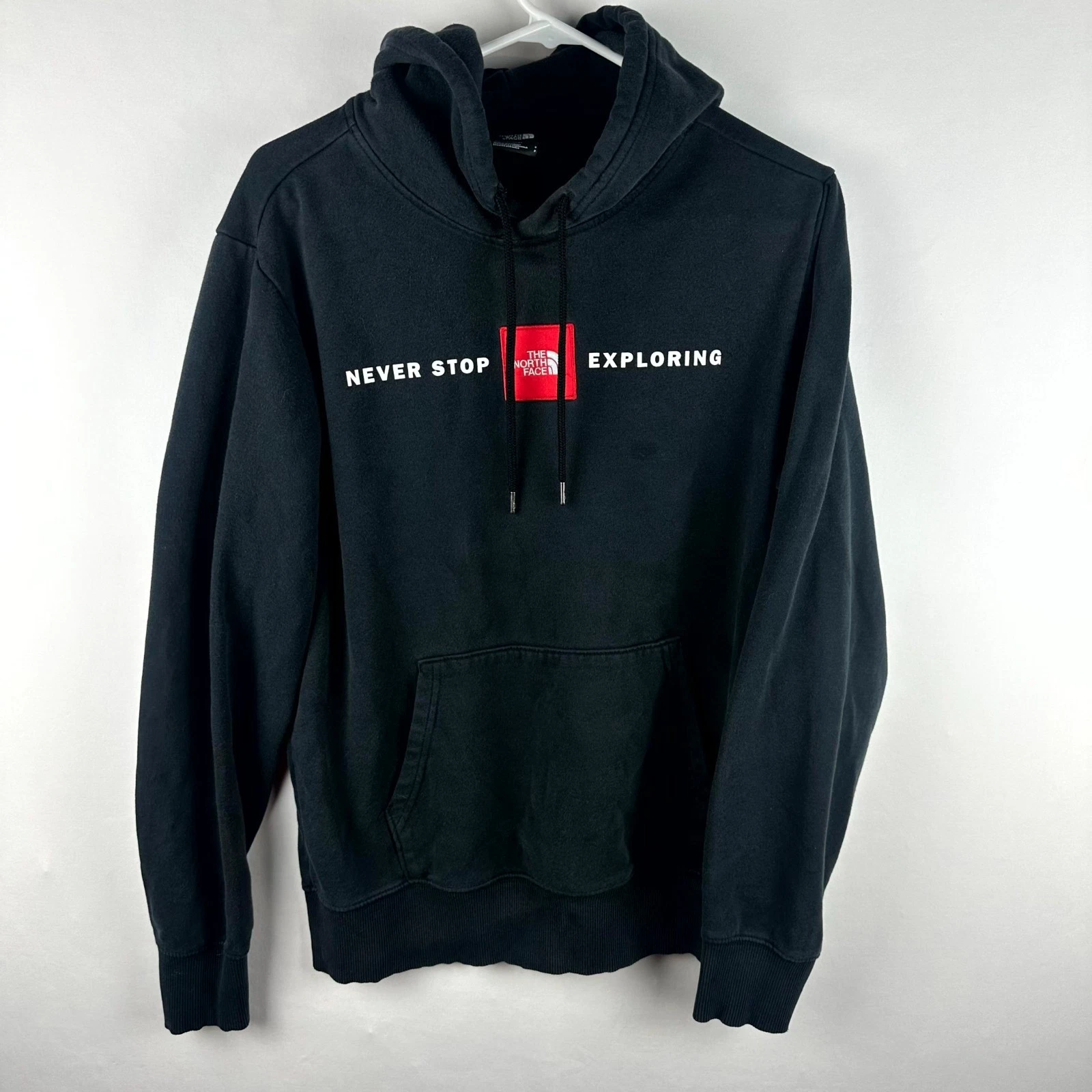 The North Face Never Stop Exploring Hoodie Men's Small Black Fleece Activewear