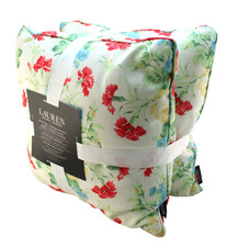 New LAUREN Ralph Lauren Indoor / Outdoor Pillows Set of 2 Multi-Color Floral