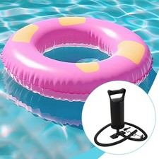 Image of Double Pump Portable Manual Air Pump for Pool Float Large Raft Outdoor