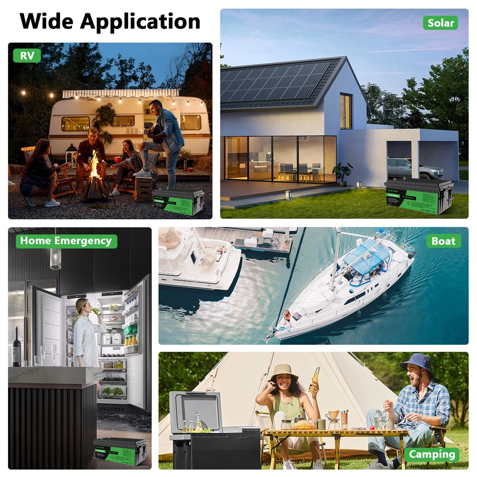 12V 300Ah Lifepo4 Battery Lithium Leisure Battery, Low Temp, Rechargeable for RV - Image 2 of 4