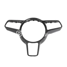 Dry Carbon Fiber Steering Wheel Trim for Porsche 991 Gt3 911987 Cayenne Cayman  