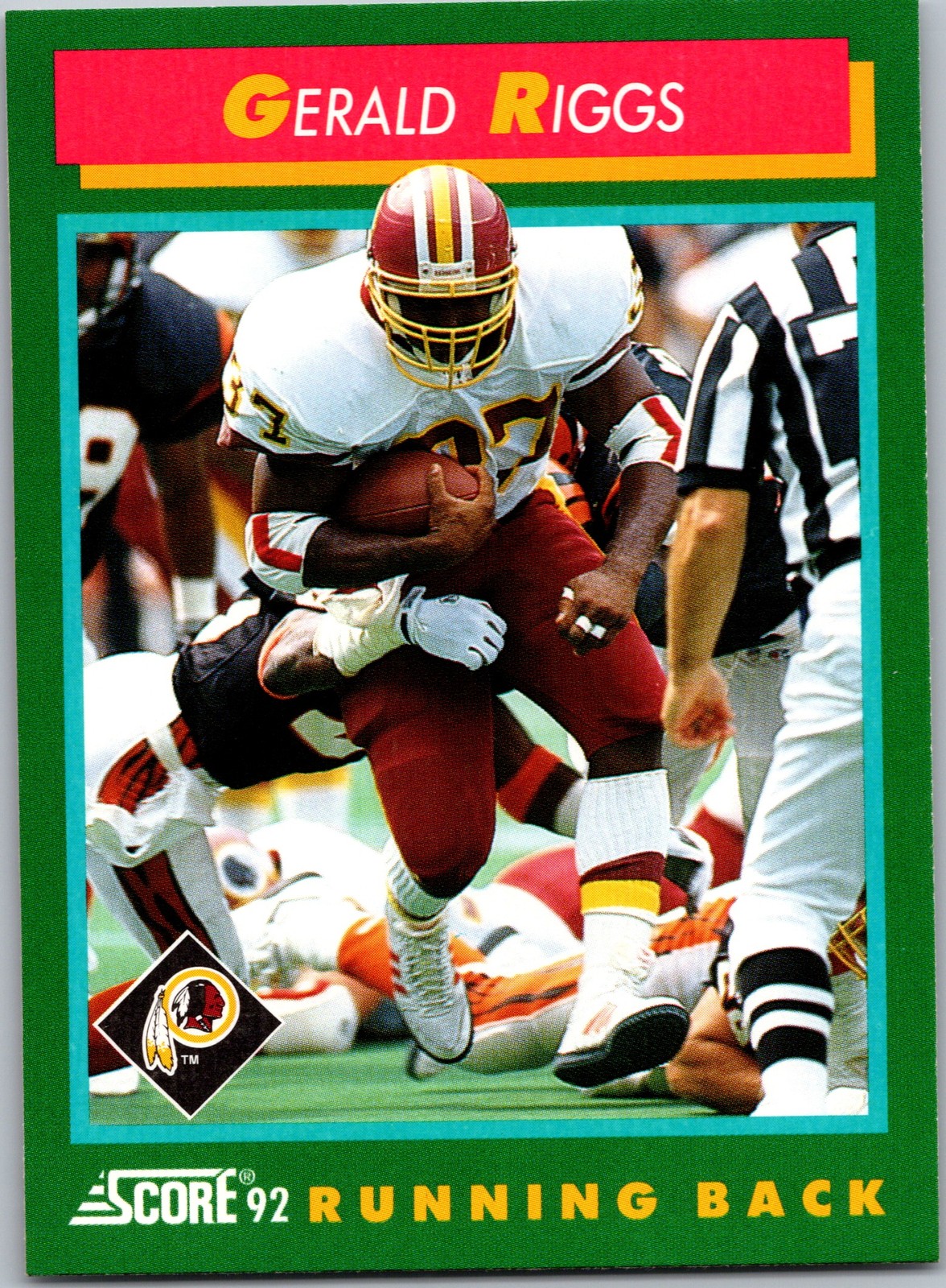 1992 Score #302 Gerald Riggs