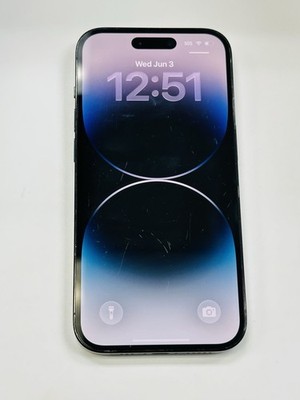 Apple iPhone 14 Pro - 128 GB - Space Black (Unlocked) - Good Used Condition