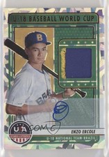 2023 USA Baseball Stars & Stripes Signatures Prime 17/23 Enzo Ercole Auto 0jd0