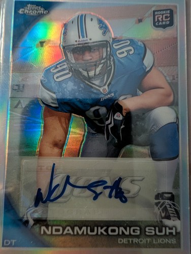 Ndamukong Suh [Autograph Refractor] #C160 2010 Topps Chrome card