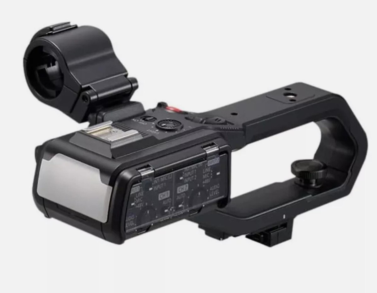 NEW VW-HU1 XLR Hand Grip with Microphone LED For Panasonic HC