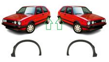 NEW FOR VW VOLKSWAGEN GOLF MK2 1983 - 1992 REAR FENDER MOLDING ARCH PAIR SET