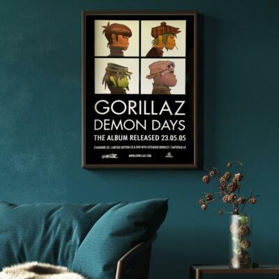 Gorillaz poster - Demon Days - 1st Generation reprint | eBay