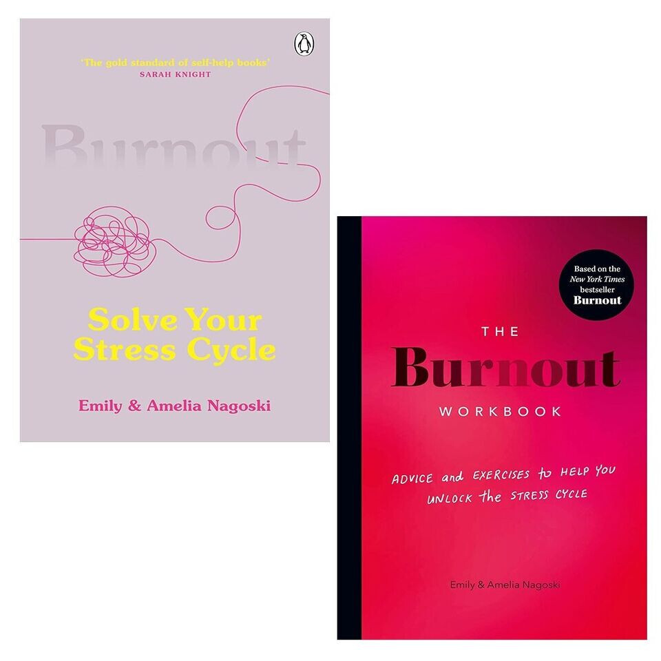 Burnout Emily Nagoski Collection 2 Books Set Solve Your Stress, Burnout Workbook