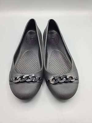 Crocs Gianna Chain Link Ballet Flats Slip On Shoes Women's Size W