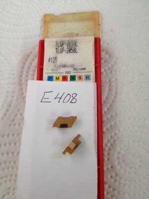 10 NEW SANDVIK TLGP-2058L CARBIDE INSERTS. TOP NOTCH TOP LOK GRADE: 4125 {E408}
