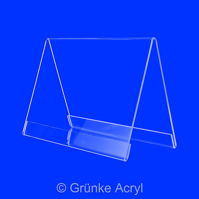 L-Ständer Acrylglas Prospektaufsteller Werbeaufsteller  Format Grosse A3 420x297 Mm