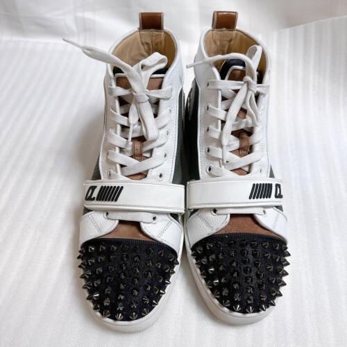 Christian Louboutin CL Spikes High Cut Men's Sneakers / Size
