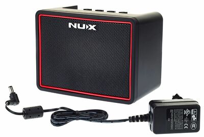 NUX Mighty Lite BT MKII Mini Modeling Amp E-Gitarre Combo 3Watt Bluetooth Drums