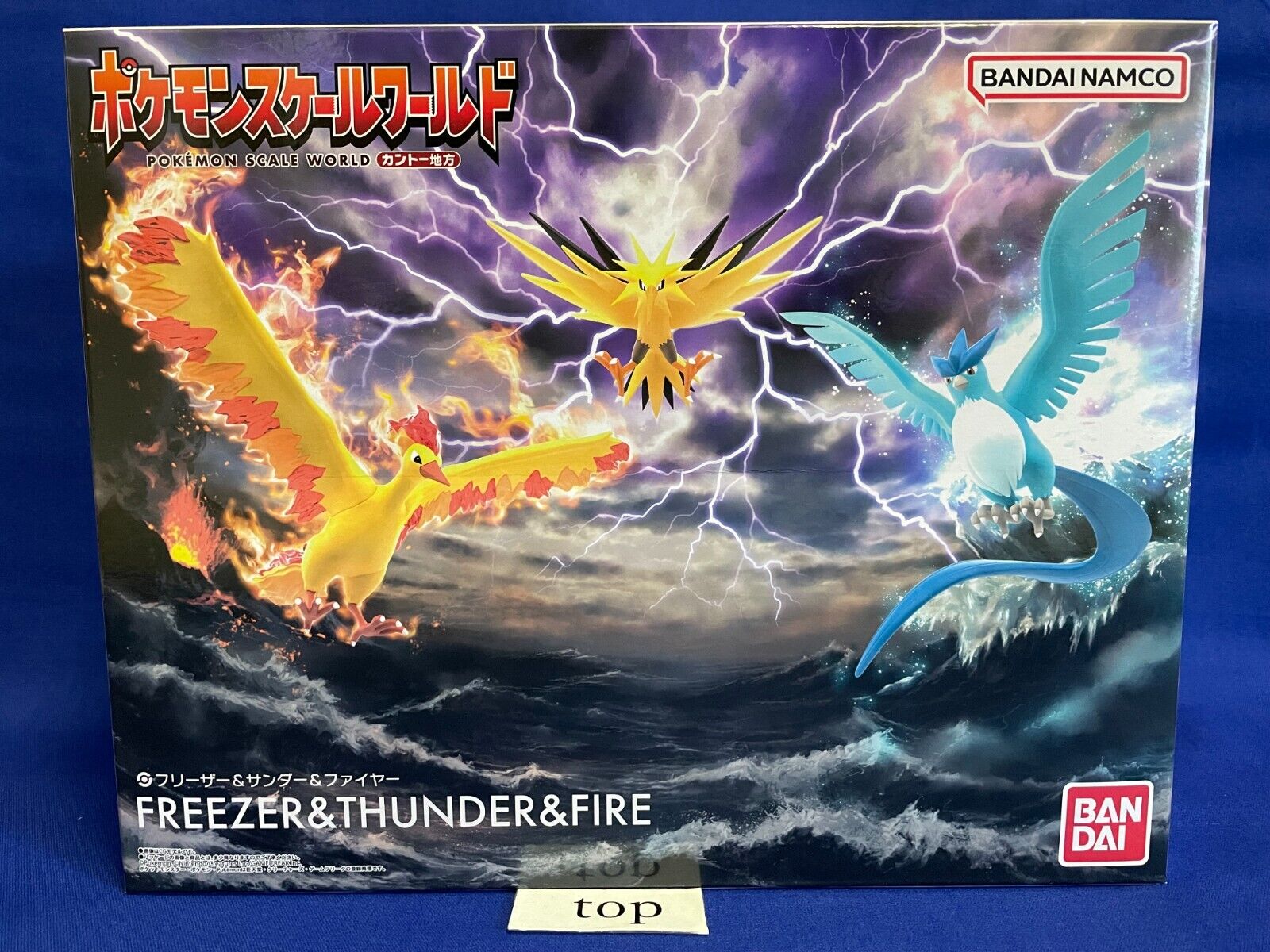 World Kanto Região Figura, Asas SORTE, Articuno, Zapdos, Moltres em 1, 20  Escala, Em Stock