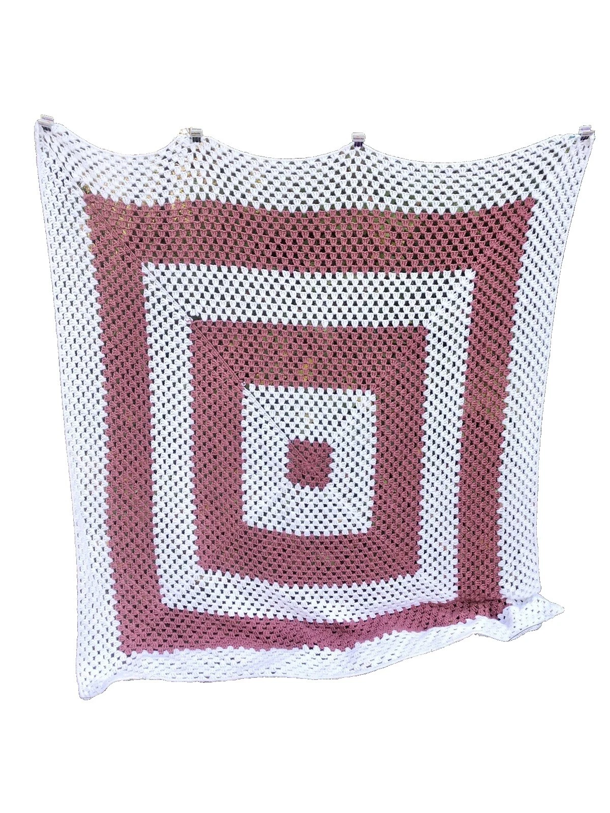 Colchas tejidas y abstractas de ganchillo tiran Mantas