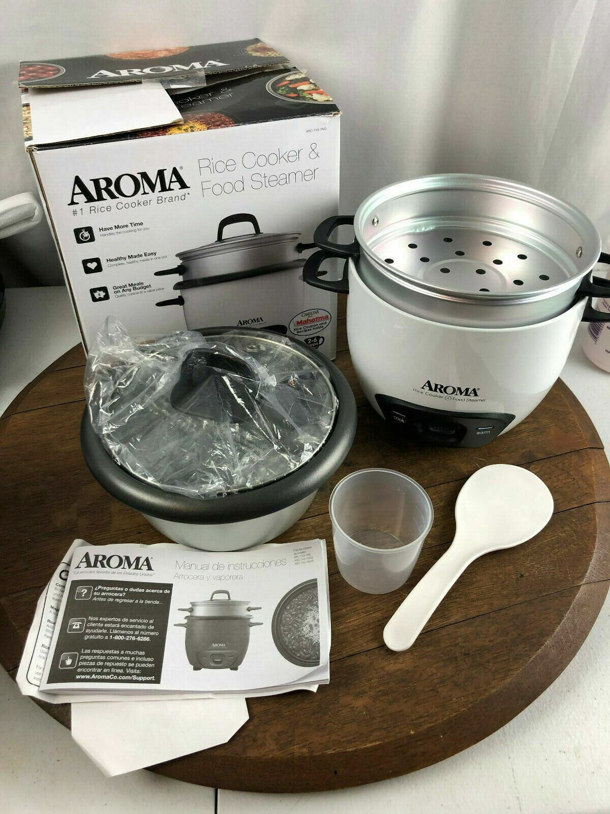 Aroma Rice Cooker & Food Steamer