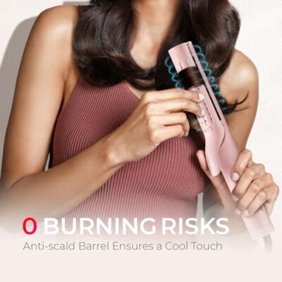 Airflow Curling Iron - Flat Iron Hair Straightener and Curler 2 in