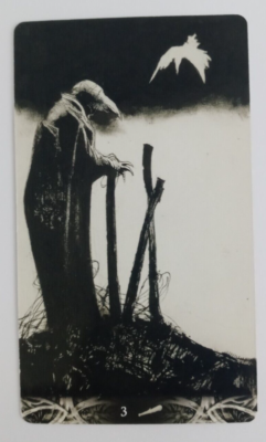 Murder of Crows Tarot Card by Corrado Roi 3 Of Wands 4.75