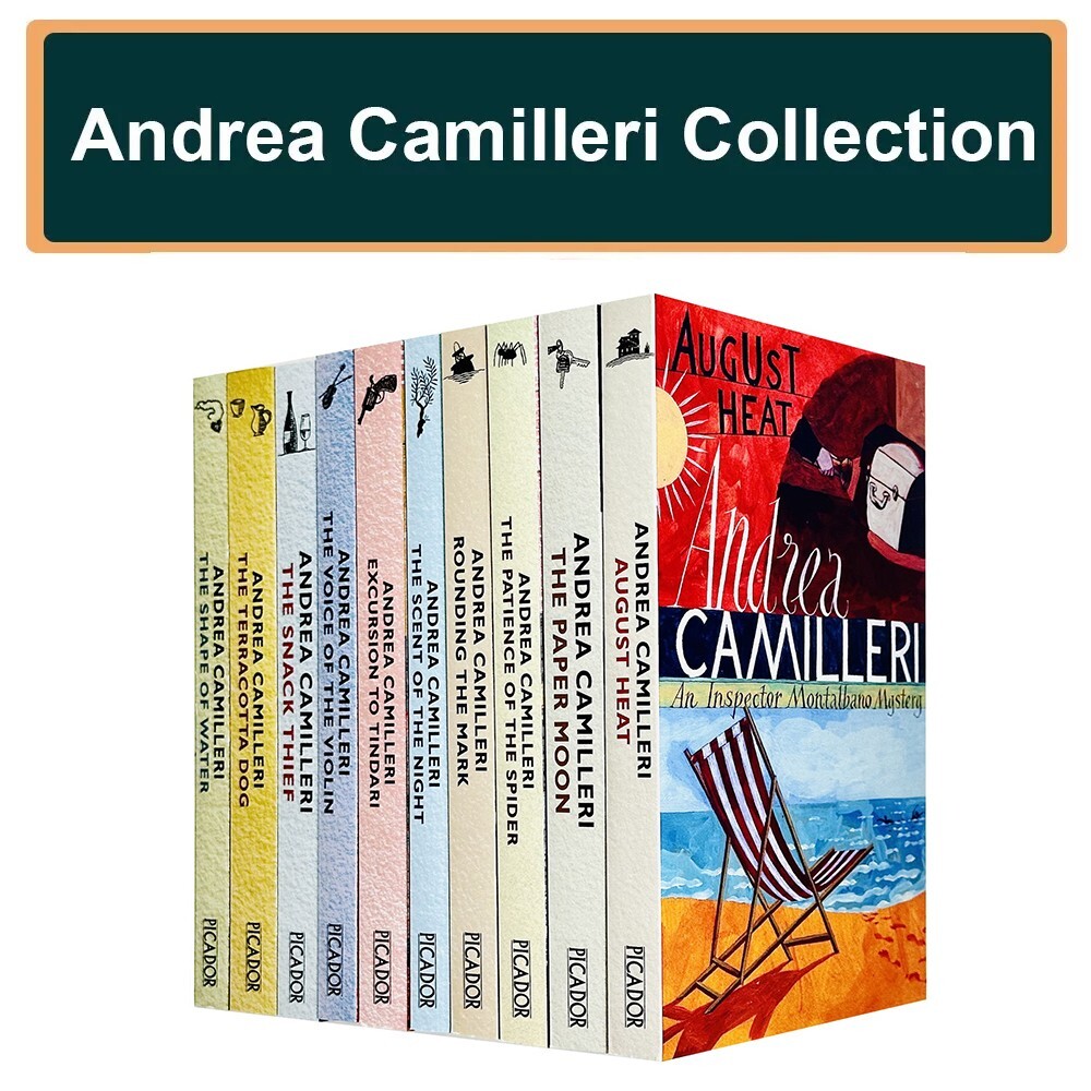 Andrea Camilleri Inspector Montalbano Mysteries Collection 10 Books (Series 1)