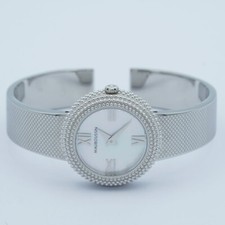 Mauboussin Quartz Femme Montre 33MM Acier Vintage Haut État Mop Nacre Rare 2