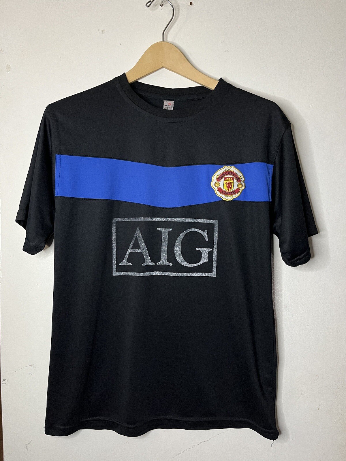 Vintage Manchester United Practice Jersey Size Large 09-10 Issue Made In Mexico